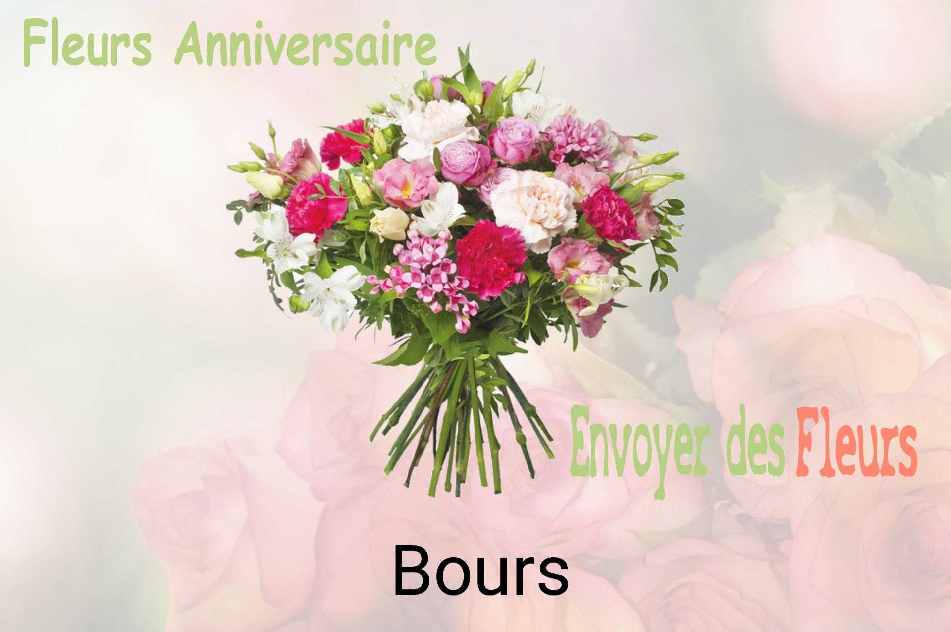 Bouquet de fleurs d’anniversaire livré à Bours